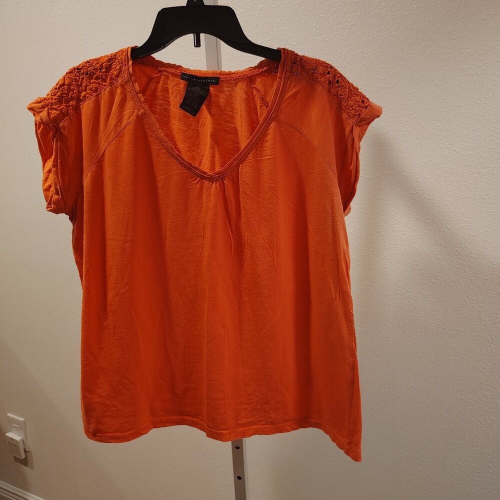 Grace Elements Women's Short Sleeve Shirt Size XL Cotton